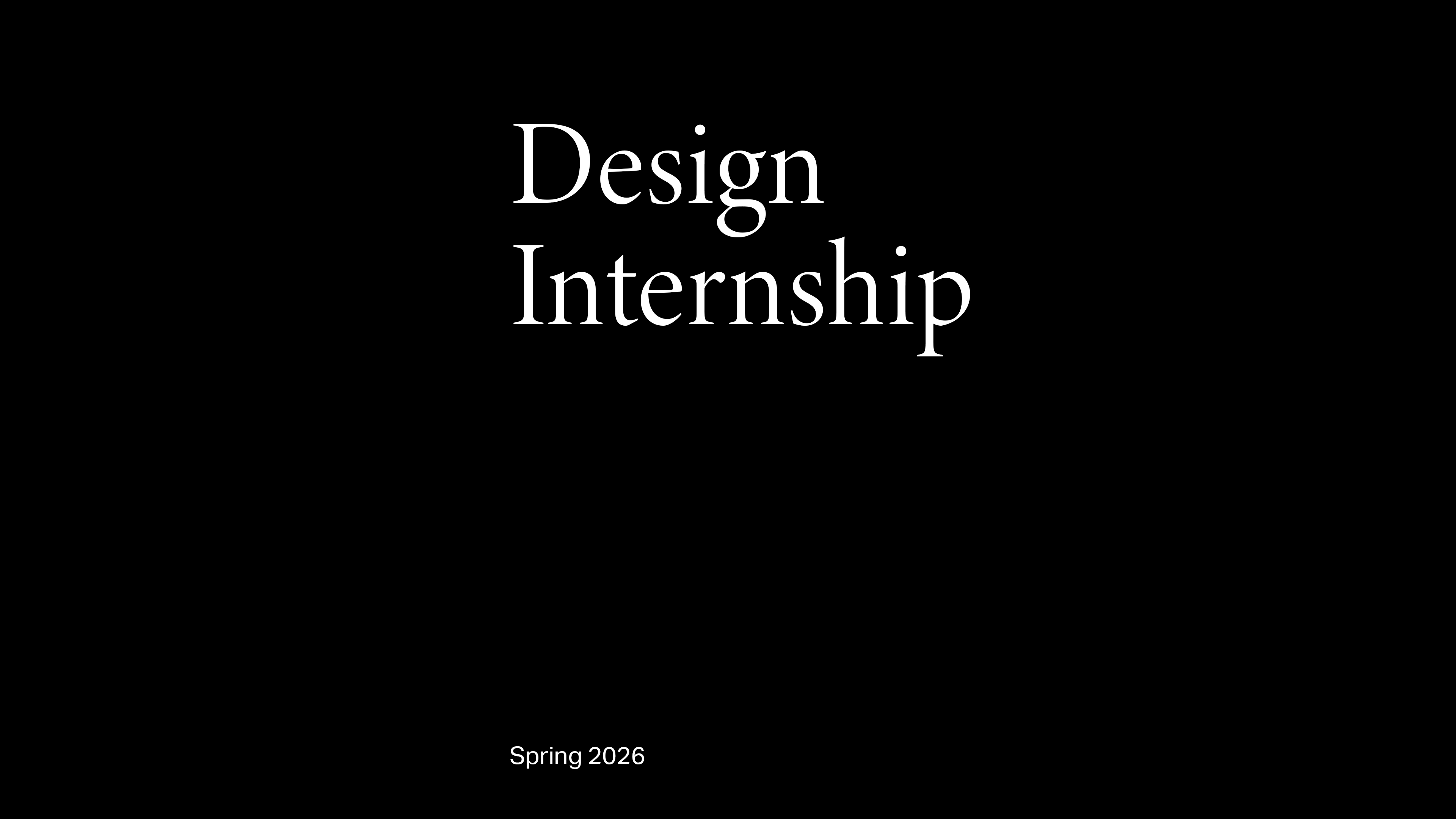 AMS Design Internship 2025 3840 2160